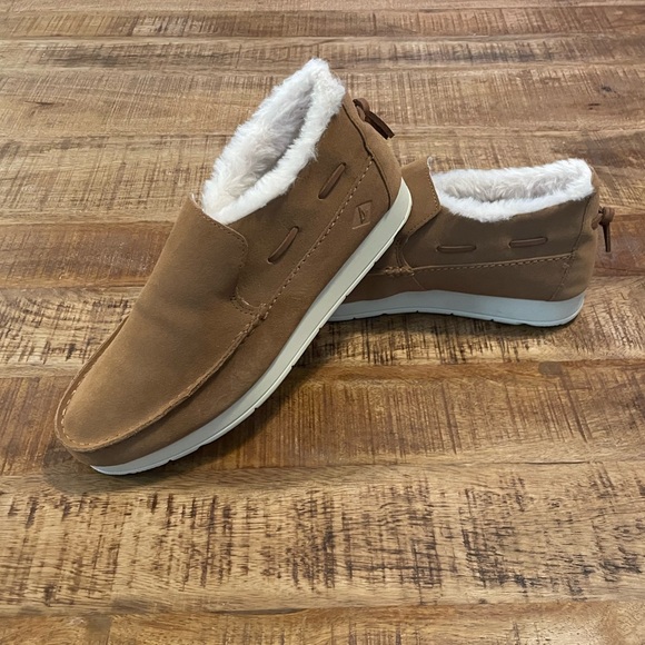 NWOB Sperry Moc-Sider WR Suede Slip On Shoes - Picture 1 of 9